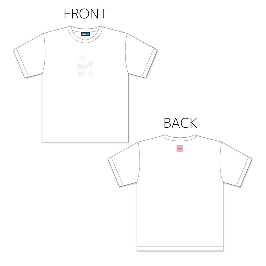 Tシャツ(エンボス/ホワイト)