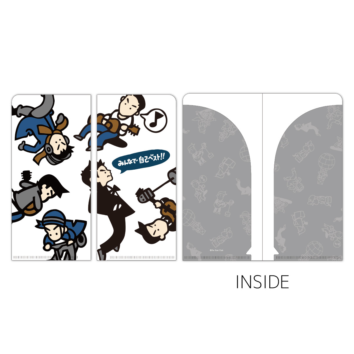 【未開封】ゴーストホテルカフェ　コースターファイル イラストレーターSpinの『Ghost in Wonderland』展 ツクル